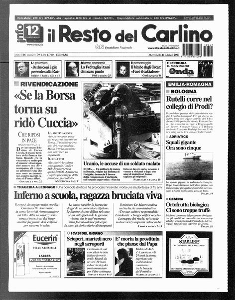 Il Resto del Carlino : giornale dell'Emilia